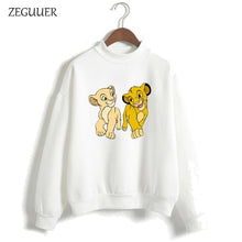 Load image into Gallery viewer, The Lion King HAKUNA MATATA Women Harajuku Sweatshirt Clothes Streetwear Hipster Women Hoodies Kawaii Print Hoodies Pink Hoodies