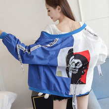 Load image into Gallery viewer, Jackets Women 2018 New Women's Basic Jacket Fashion Thin Girl Windbreaker Outwear Bomber Female Baseball Women Men Coat